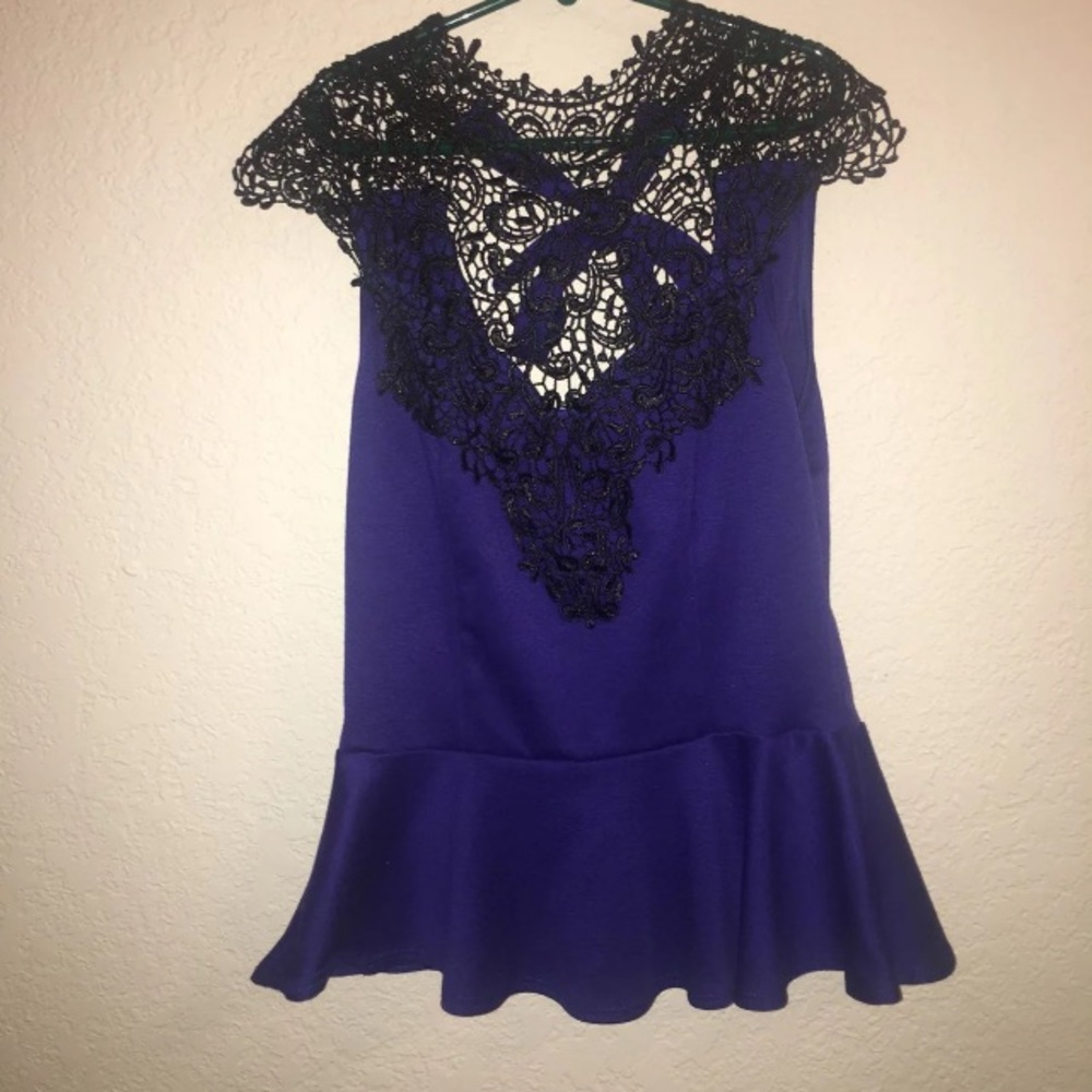 Peplum tank top!